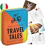 All7s Travel Tales Playing Cards – Italy Edition - Learn Italian Travel Phrases While You Play...