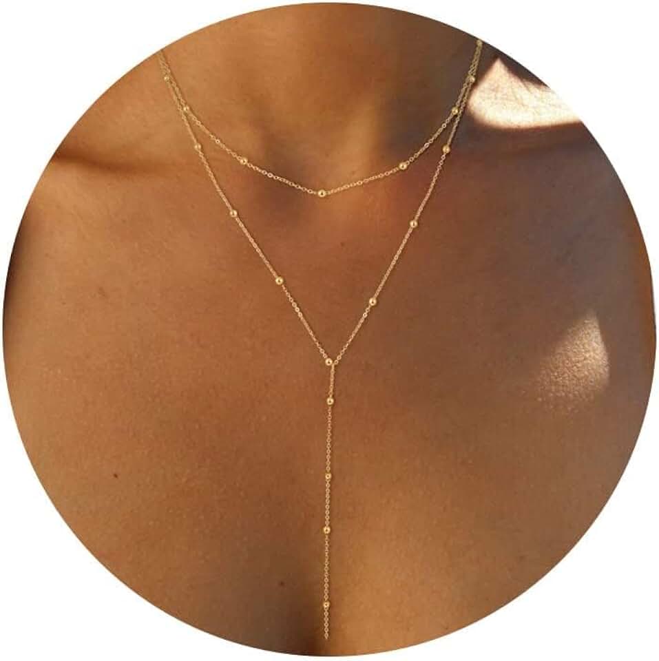 Layered Gold Necklace Women