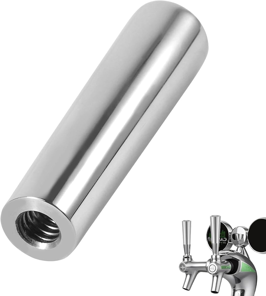 MRbrew Beer Tap Handle, Upgraded Beer Faucet Handle 304 Stainless Steel