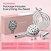 AQANakki Filtered Shower Head with Handheld, High Pressure 9 Settings Shower Filter Head for Hard Water, Built-in Power Spray,Hard Water Filter Showerhead-Remove Chlorine-Dry Skin,Hair(Premium Chome)