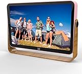Diseño moderno para el hogar: doble como reloj y dispositivo de informe meteorológico conectado a Internet, lo que permite un uso inteligente de pared o espacio de mesa. Mejora tus conversaciones familiares con este último avance en la tecnología fotográfica.