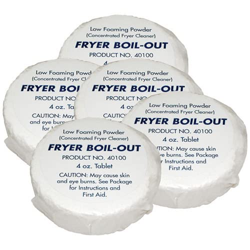 Franklin Machine Fryer Puck Fryer Cleaning Tablets | Set of by Franklin Machine Products – Pack of 5, Model 143-1096