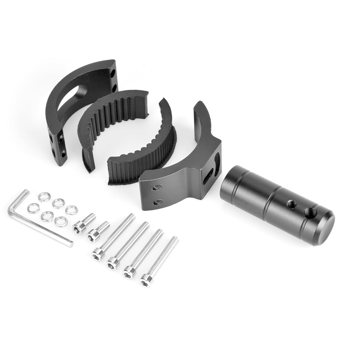 2X Motorcycle 36-60mm Mount Bracket Spot Headlight Fog Driving - Foto 2