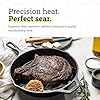 Lodge Seasoned Cast Iron Skillet Set - PFAS-Free, Non-Toxic Cookware - Use with an Oven, Stove, Grill, or Campfire - Naturally Non-Stick & Oven Safe - 8, 10.25 & 12 Inches #3