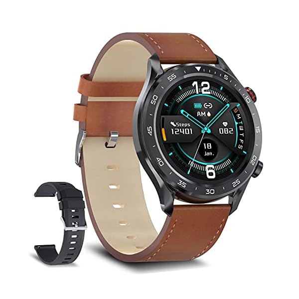 Bebinca GT2 Pro Smart Watch for Men (Make/Receive Call), SpO2/Real-time Heart Rate/Sleep Monitor/Voice Assistant Fitness Tracker, Built-in MP3 Player for iPhone Samsung Android Phone