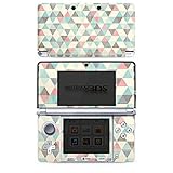 Skin kompatibel mit Nintendo 3 DS Folie Sticker Dreiecke Vintage Muster