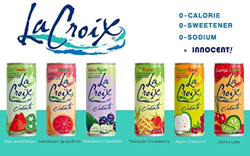 La Croix Sparkling Water - All Flavor Variety Pack, 12 Oz Cans, Flavored Seltzer Drinking Water Beverage Naturally Essenced (12-Pack Slim Cans) #TOP1