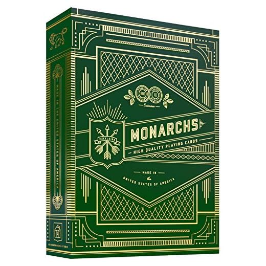 theory11 Monarch Playing Cards (Green)