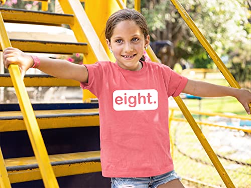 Unordinary Toddler 8th Birthday Shirt for Girls 8 Year Old Cloths Outfit Size Eight Shirts Eighth4