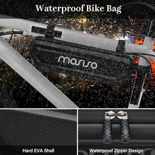 image for MOSISO Bike Frame Bag, Waterproof Hard Shell EVA Bike Triangle Frame C