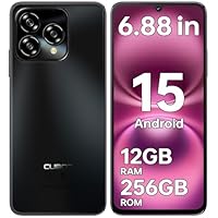 CUBOT A40 Smartphone Android 15, 6.88" 120Hz Telefono Cellulare, 12GB+256GB/1TB Cellulari e Smartphone, 48MP+16MP Telefoni, 5100mAh Batteria, 4G Dual SIM/NFC/Face ID/OTG/GPS/Doppio Altoparlante