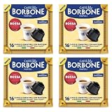 256 Capsule Caffè Borbone miscela ROSSA compatibili con Dolce Gusto - 16 Astuccio da 16 - Nescafe Dolce Gusto Borbone Dolce Re Rossa -