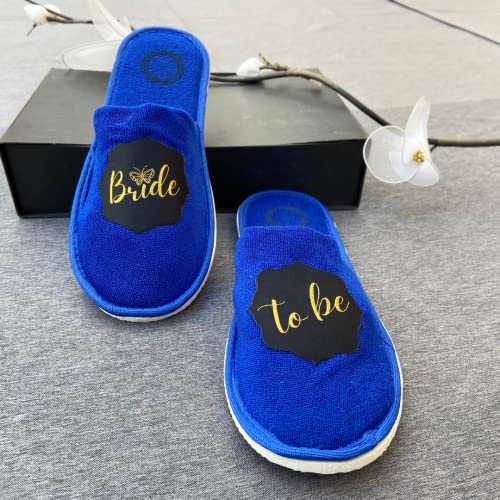 Image of BRIDE TO BE Home Slippers For Women And Props For Wedding Shoot & Gifting