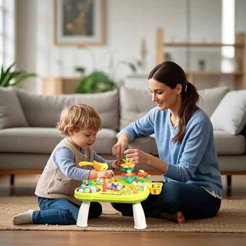 Table d'apprentissage bébé Generisch verte - Centre d'activités - 7
