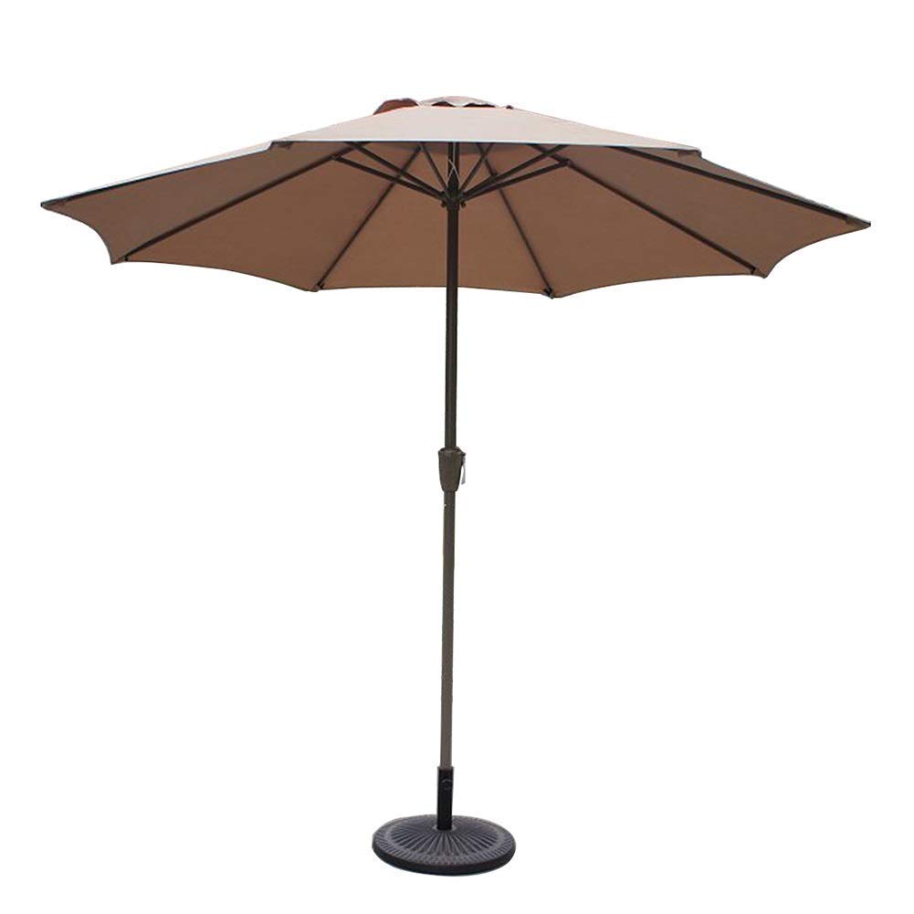 Parasols 9 pieds anti-UV70+ rond pour balcon et table de terrasse