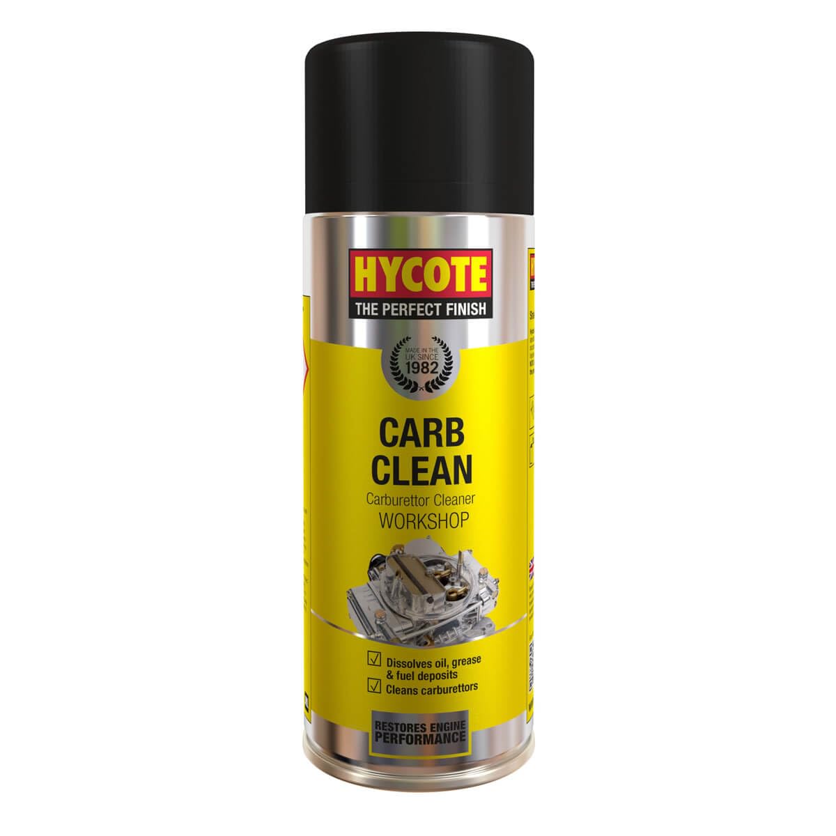 Hycote Workshop Carburettor Cleaner Spray Can, 400 ml