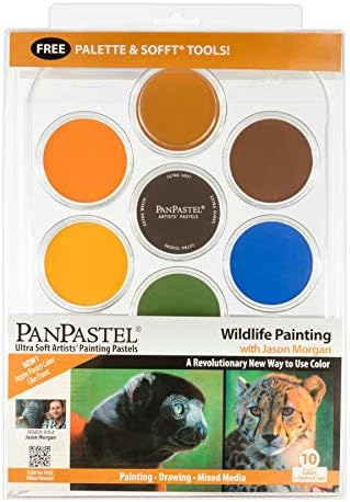 PanPastel Ultra Soft Artist Pastel Set 9ml 7/Pkg, Wildlife Painting, 1 Count (Pack of 1)