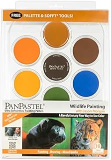 PanPastel Ultra Soft Artist Pastel Set 9ml 7/Pkg, Wildlife Painting, 1 Count (Pack of 1)