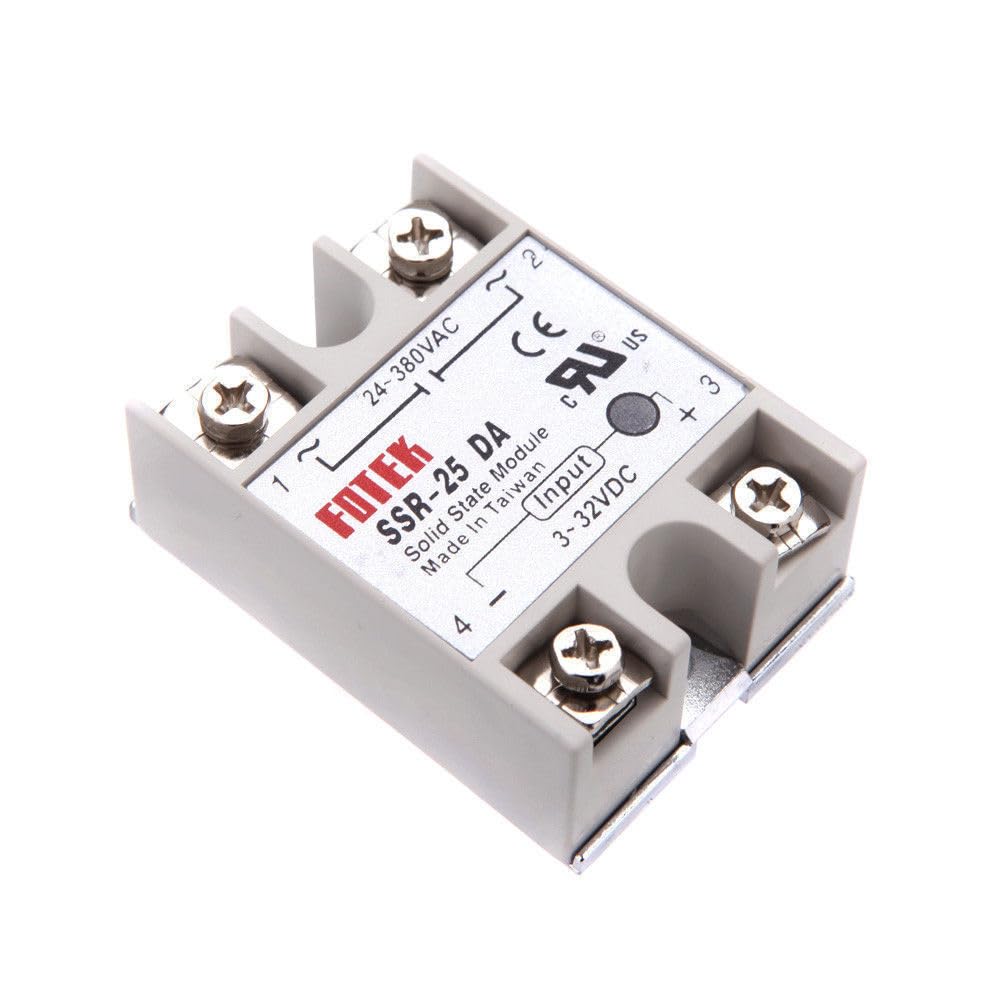 Output 24V-380V 25A SSR-25 DA Solid State Relay for PID Temperature Controller KG486-picture-19
