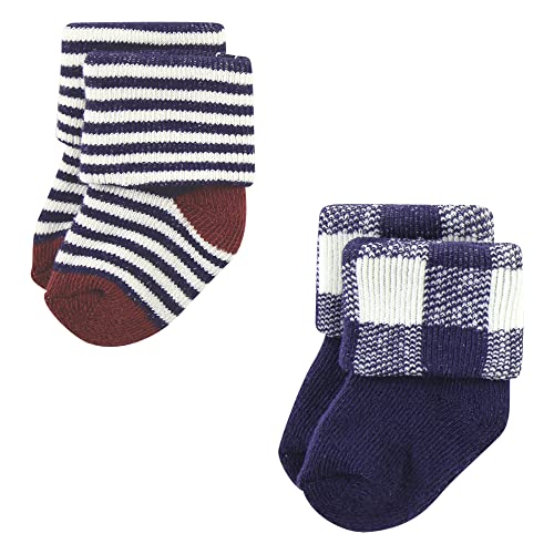 Image of Hudson Baby Baby 8-pack Cotton Rich Newborn and Terry Socks