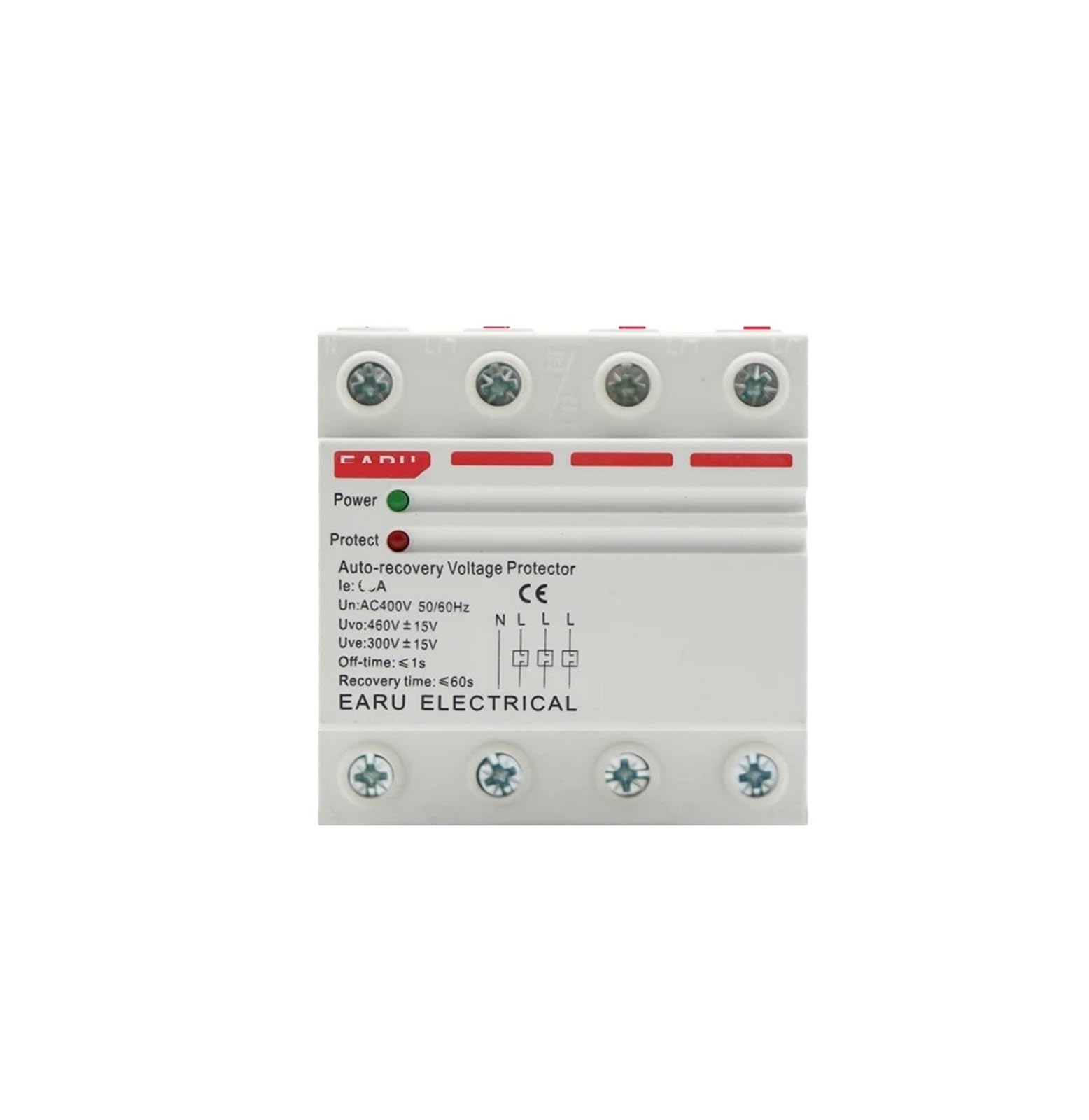 YFHGULBTK 40A 63A 230V Rail Automatic Recovery reconnection overvoltage undervoltage Protection Device Relay(40a,400V 1)