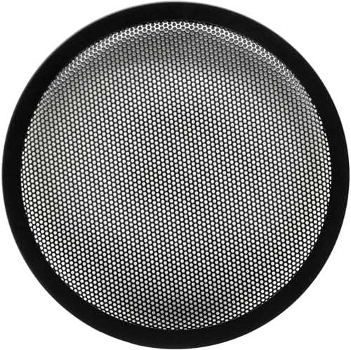 Image of Earthquake GRL-8 8-Inch 2-Piece Heavy-Duty Steel Mesh Car Speaker Subwoofer Grille Cover, Black