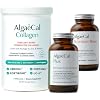 ALGAECAL Bone Builder & Collagen Bundle Clinically-Supported Collagen with Verisol, Fortibone, Fortigel + Plant-Based Calcium, Strontium, D3, K2, Magnesium & 16 Nutrients for Beauty & Bone Health