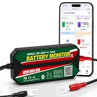 Bluetooth バッテリーテスター　農機具　トラクター、キャンピングカーにも Amazon.co.jp: バッテリーモニター 無線 12V Bluetooth4.2 TELEC認証済