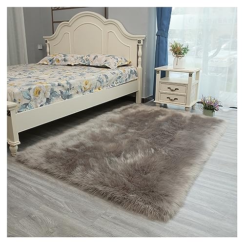 Tapis de salon fluffy soft et léger lavable pour un confort optimal
