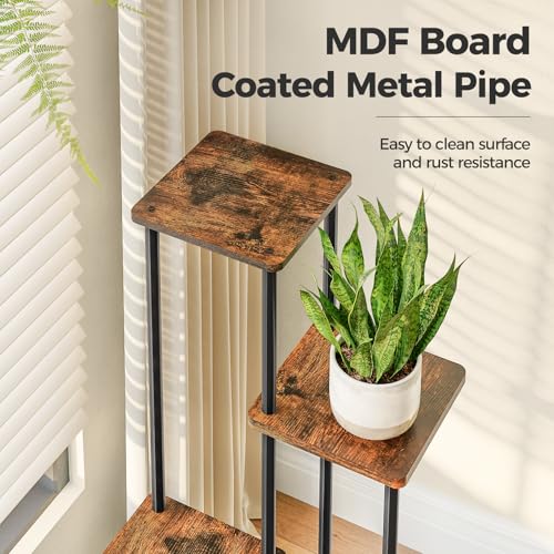 Image of Bamworld Small Plant Stand Corner Plant Shelf for Indoor Plants