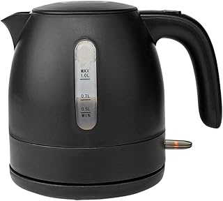 Electric Kettle, 1.0L Capacity with Quick Boil Time, Boil-Dry Protection and Removable Filter for Fresher Water, 2150W - Black