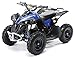 Produktbild Actionbikes Motors Mini Kinder Elektro Quad ATV RENEBLADE 1000 Watt Pocket Quad - Original Saefty Touch Fußschalter - 36 Volt - Kinder Pocketquad (Schwarz/Blau)