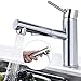HOMELODY Wasserhahn Küche/Bad,Küchenarmatur mit Ausziehbarer Brause, Spültischarmatur mit herausziehbarer Dual-Spülbrause, 120° Drehbar Mischbatterie Küche, Armatur Küche Messing