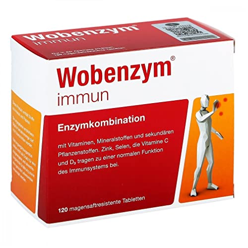 Wobenzym Immune Tablets 120 Pieces Pzn:07368631, Lactose Free, Unique Combination Of Enzymes With Vitamins, Minerals And Phytochemicals For A Strong Immune System #TOP28