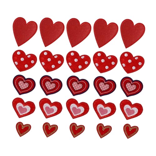 LIFKOME Parches De Bordado Forma De Corazón Para Ropa Parche DIY Con Diseño Único Para Decoración y Reparación De Incluye Parches Diseño