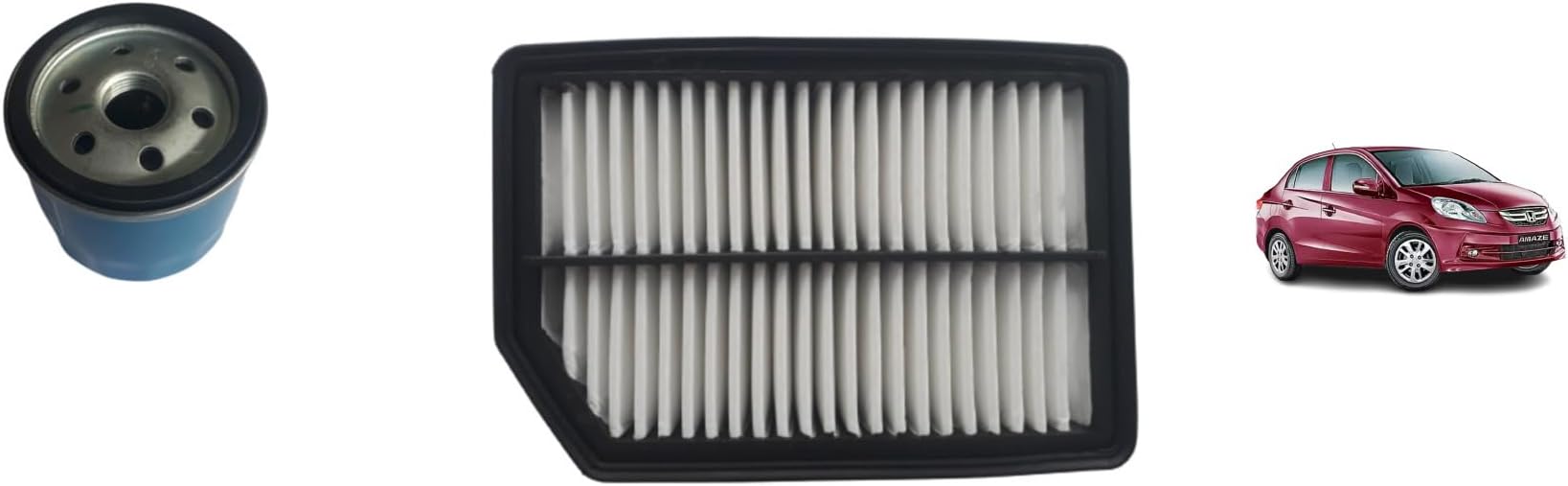 AMAZE DIESEL 2013 2014 Air Filter & Oil Filter (Combo Pack of 2)