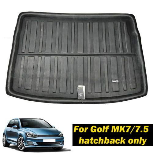 For Vw Golf 7 Mk7 Gti R 2015 2016 2017 2018 2019 Cargo Liner Boot Rear Trunk Mat Tray Floor Carpet Luggage Tray Mud Kick Pad Tailored #TOP2