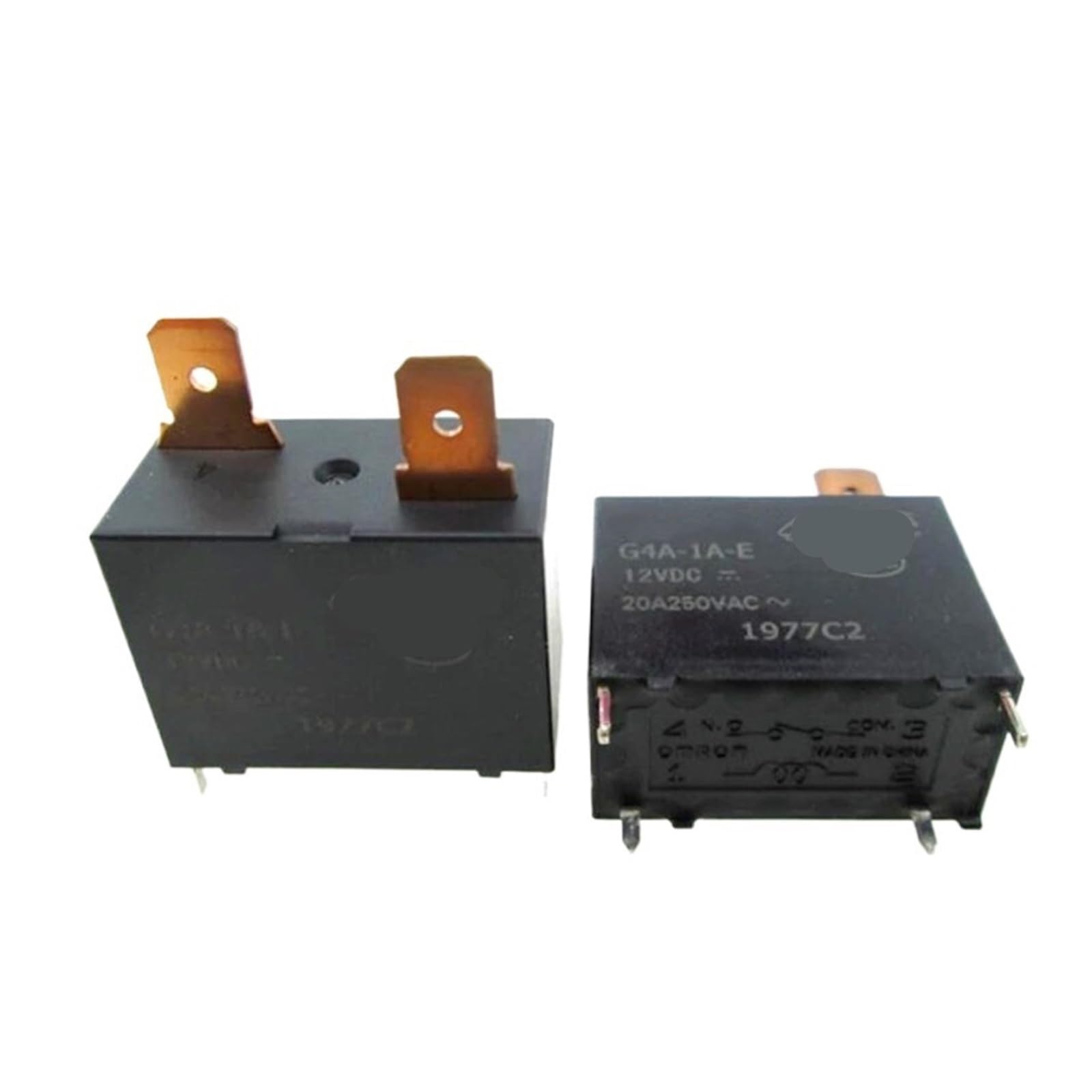 Relais électromécanique G4A-1A-E 12VDC 20A 4PIN pour circuit
