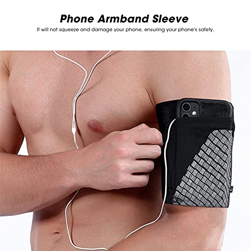 Suporte de Telefone para Braçadeira de Corrida, Material Ultraleve, Macio e Confortável, Antiderrapa