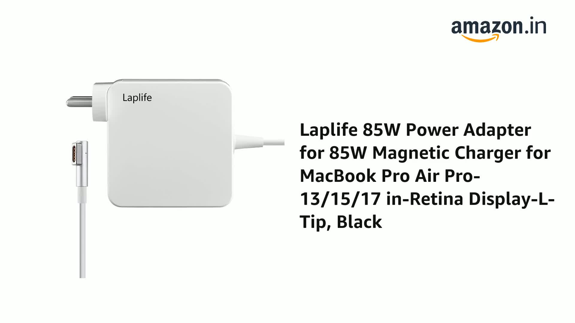 Laplife 85W Power Adapter for 85W Magnetic Charger for MacBook Pro