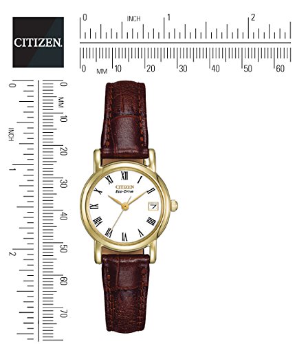 Citizen Eco-Drive Ladies' Strap with White Dial EW1272-01B - Image 3
