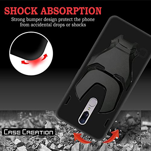 Image of COVERLY Official 3D Touch Feel Trending Avengers Logo Mask Soft Rugged Grip Silicone Iron Man Super Power Cartoon Movie Engraved Silicone Matte Back Cover for Oppo F11 -HD Black Avenger