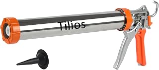 Tilios Sealant Sausage Caulking Gun Aluminium-600ml/20oz - 18:1 Thrust Ratio (1)