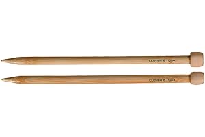 Clover Takumi 9-Inch Bamboo Single Point Knitting Needles Size 7