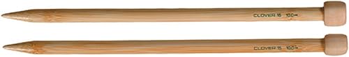 Agujas de tejer de punto único de bambú Takumi 9-tamaño 7/0.177 in