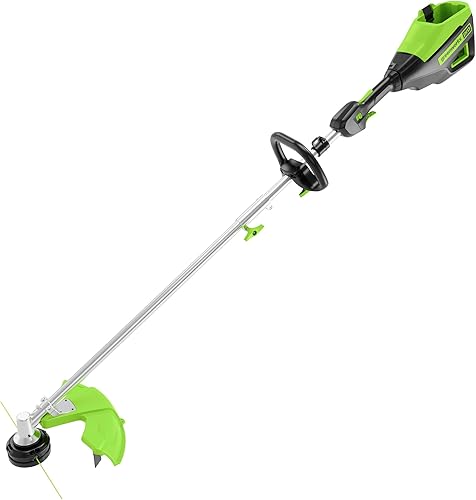 Greenworks Cortadora de cuerdas sin escobillas de 80 V y 16 pulgadas (compatible con el accesorio) (Gen 2), batería y cargador no incluidos