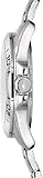 LOTUS Montre Homme Analogique Acier INOX 316L Argent - Quartz - Verre Minéral Résistant - Étanche 5 ATM - Multifonction 18812/1 - 3