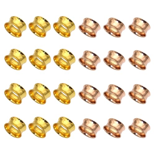 Servilletero 6/12/24 Uds servilletero metálico Anillos Hebilla de servilleta Dorada for Bodas cenas Bodas recepciones reuniones Familiares Servilleteros Individuales (Color : Multi Color-4)