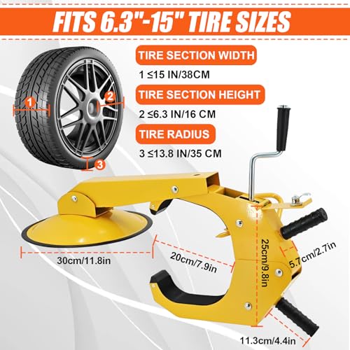 Swess Heavy-Duty Wheel Lock Clamp