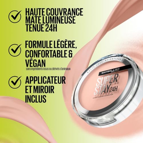 Fond De Teint Hybride Maybelline New York Superstay 24h N°40 9g - vue 5